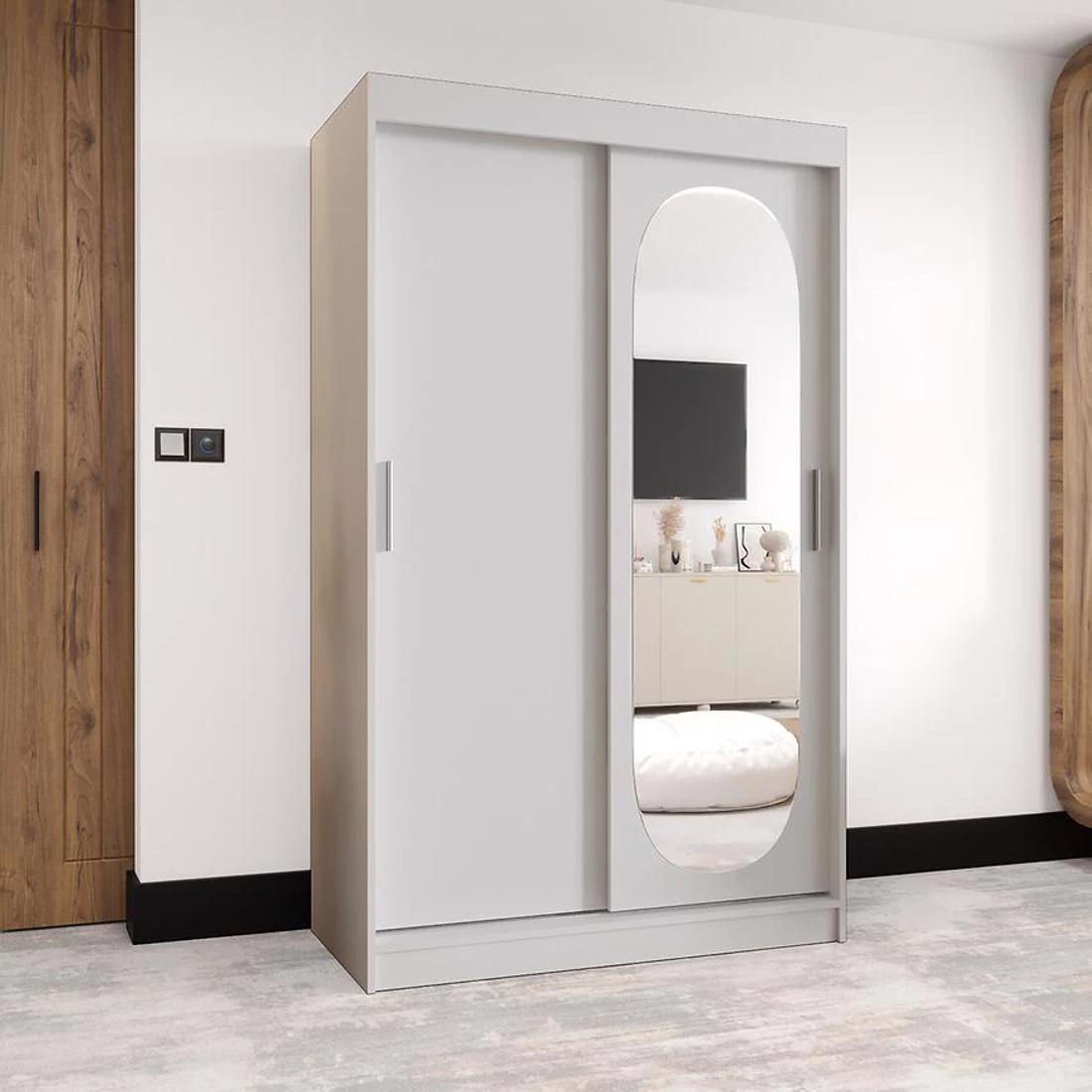 Royal garderober 120x62x200 cm bela