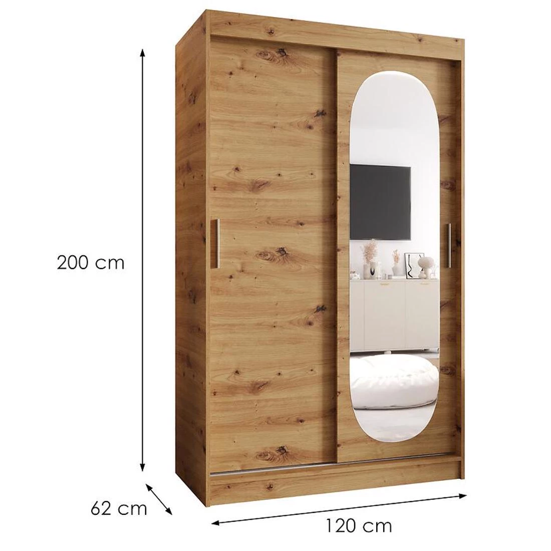 Royal garderober 120x62x200 cm artisan