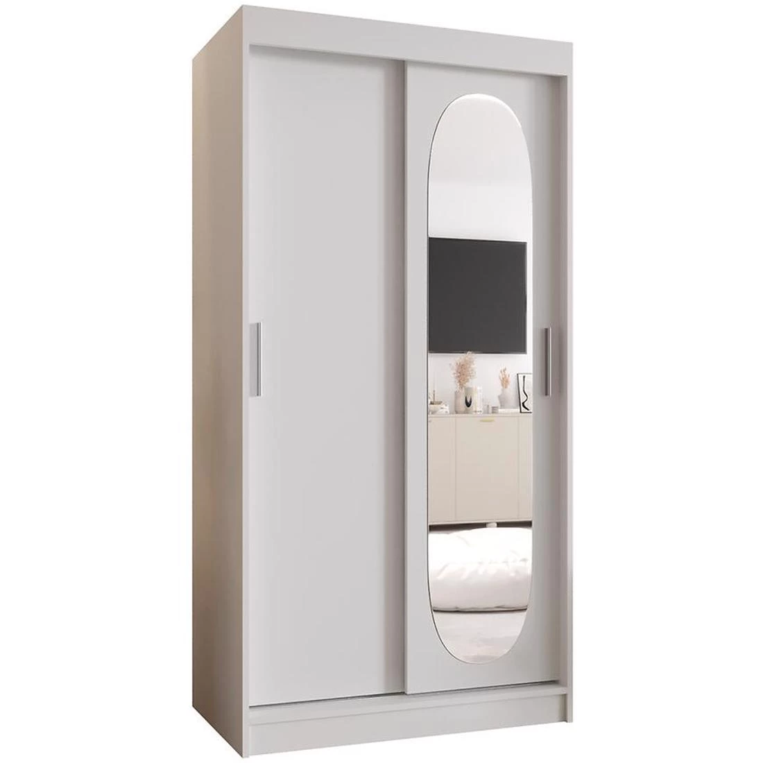 Royal garderober 100x62x200 cm bela