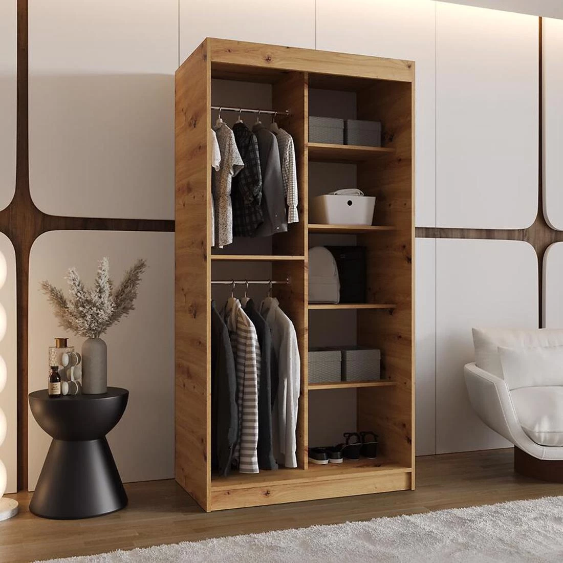 Royal garderober 100x62x202 cm artisan