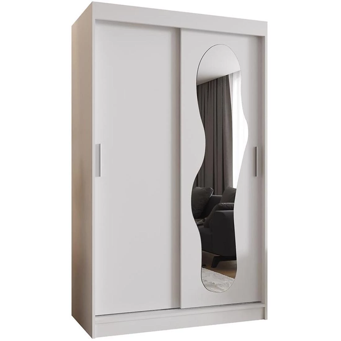 Ultra garderober 120x62x200 cm bela