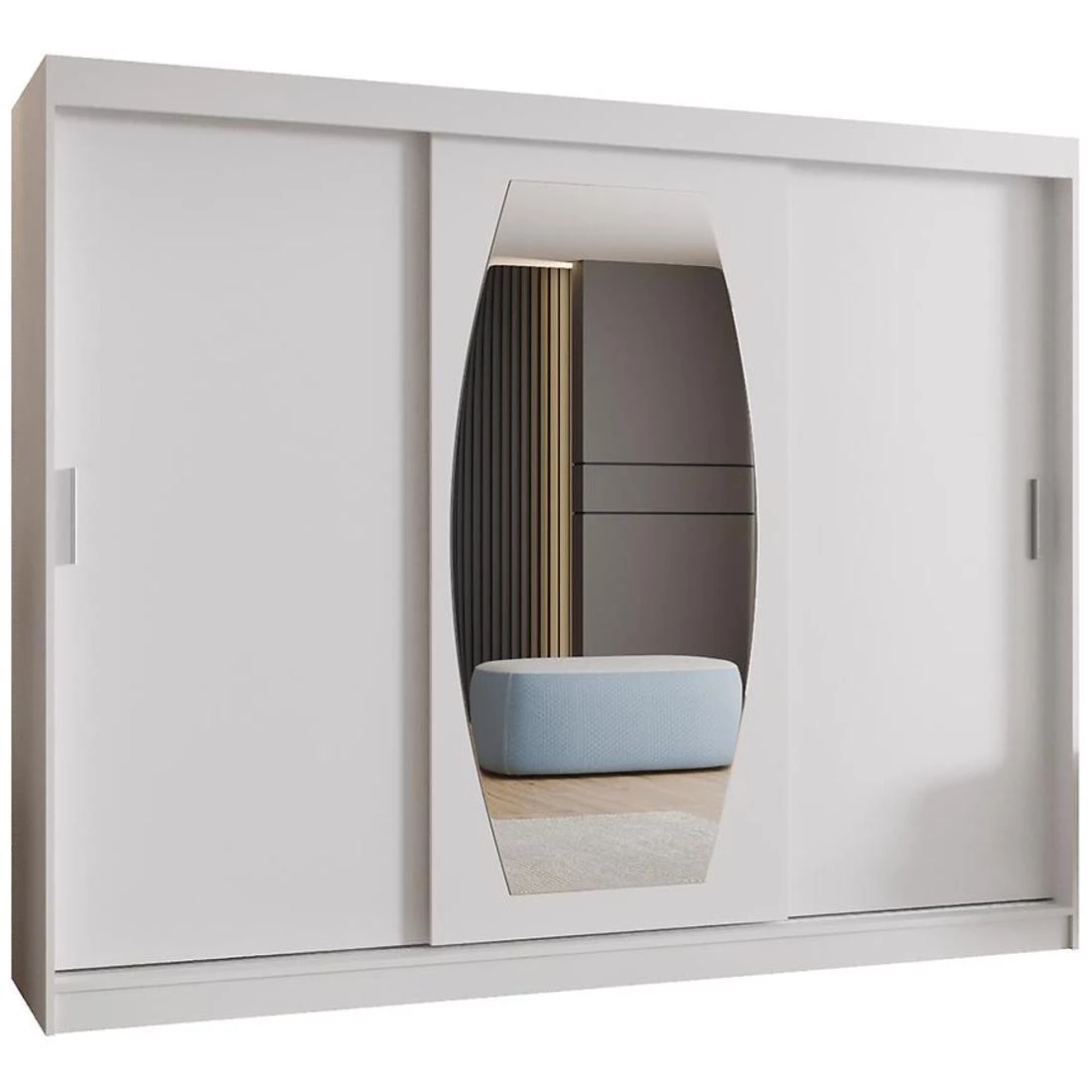 Rossa garderober 250x62x200 cm bela