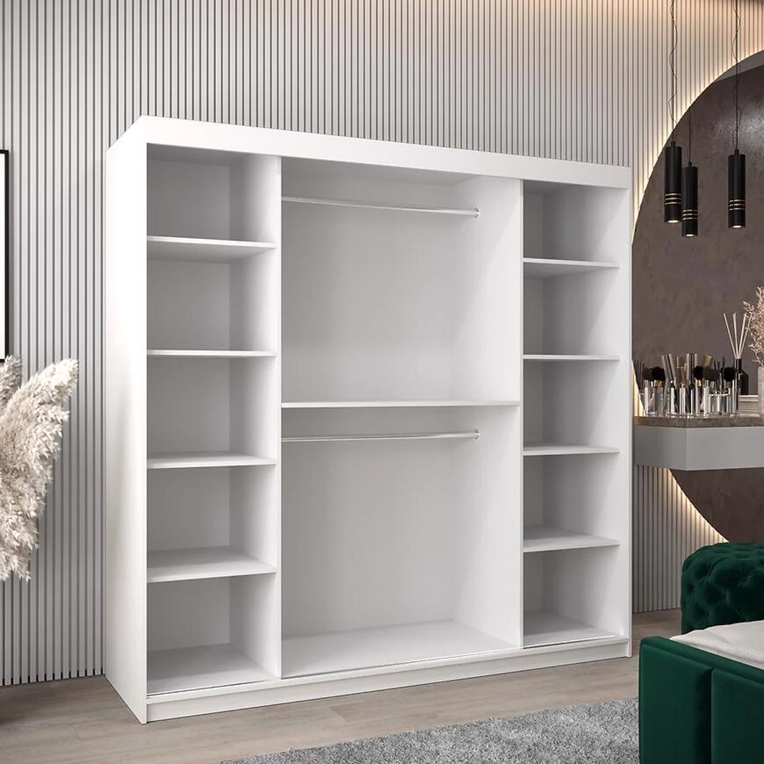 Rossa garderober 200x62x200 cm bela