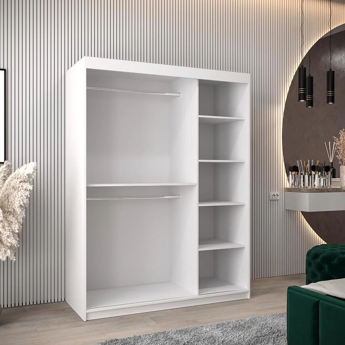 Rossa garderober 150x62x200 cm bela