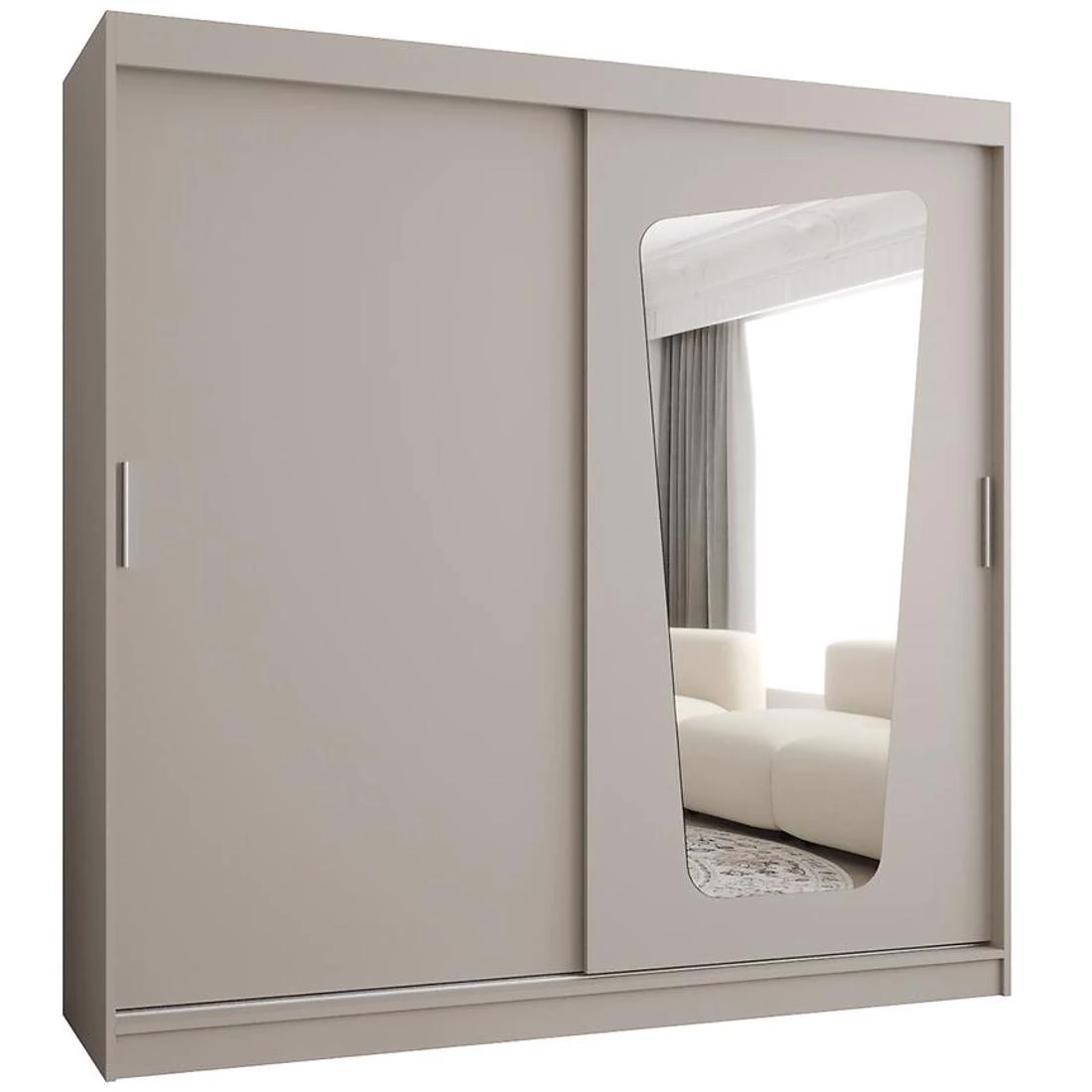 Moka garderober 200x62x200 cm kašmir