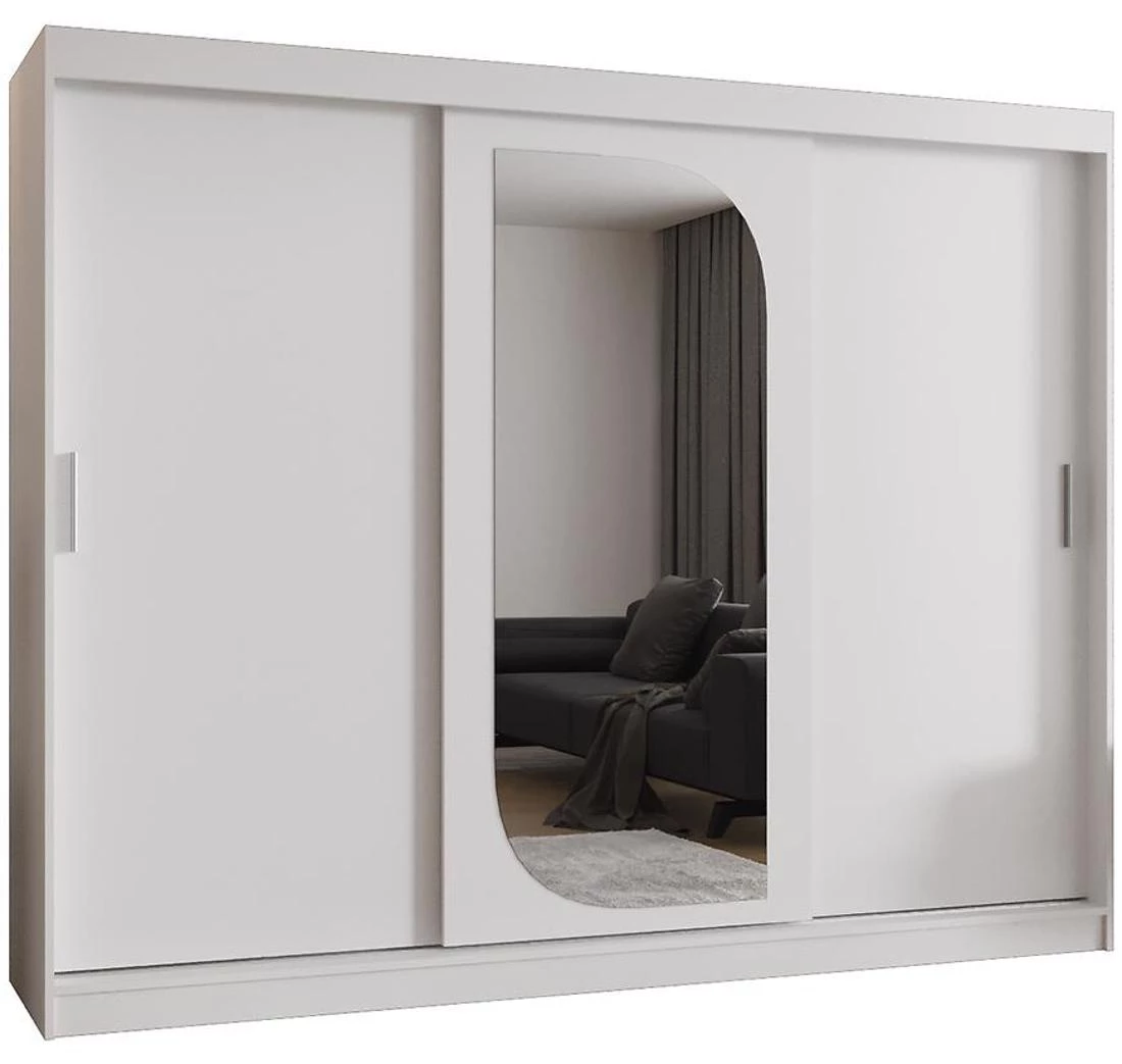 Lucy garderober 250x62x200 cm bela