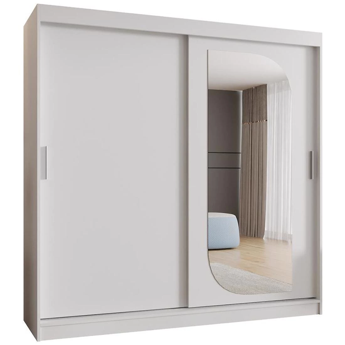Lucy garderober 200x62x200 cm bela