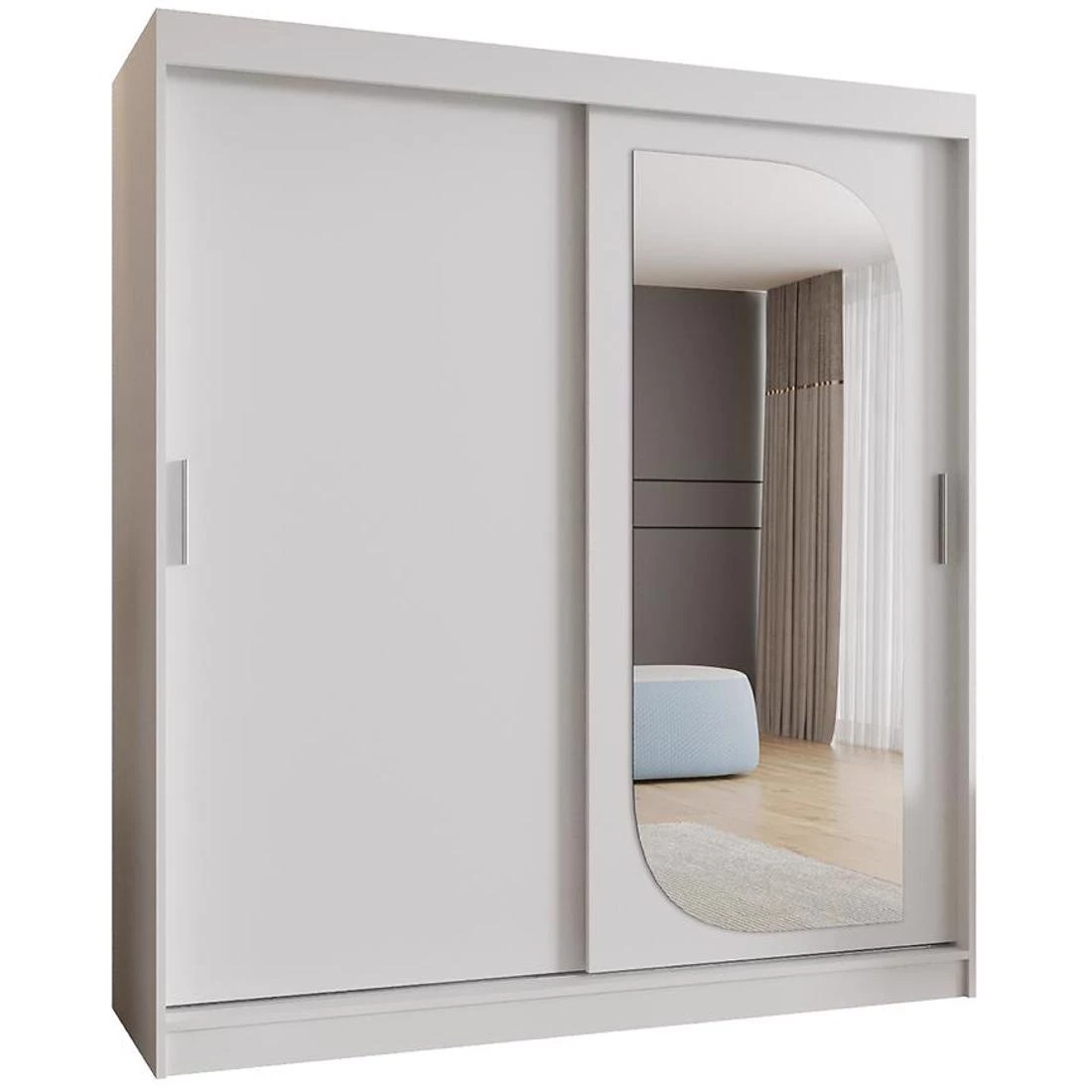 Lucy garderober 180x62x200 cm bela