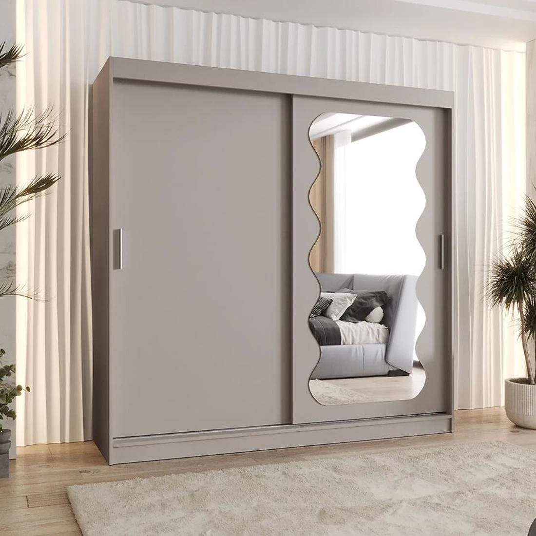 Spoti garderober 200x62x200 cm kašmir