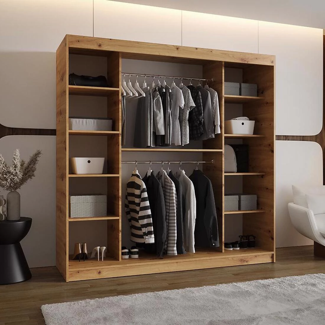 Spoti garderober 200x62x200 cm artisan