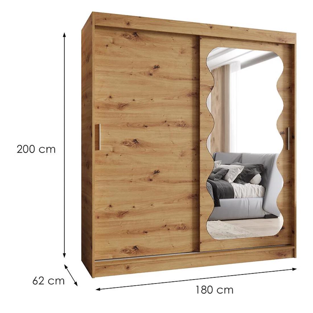 Spoti 180 artisan garderober 180x62x200 cm artisan