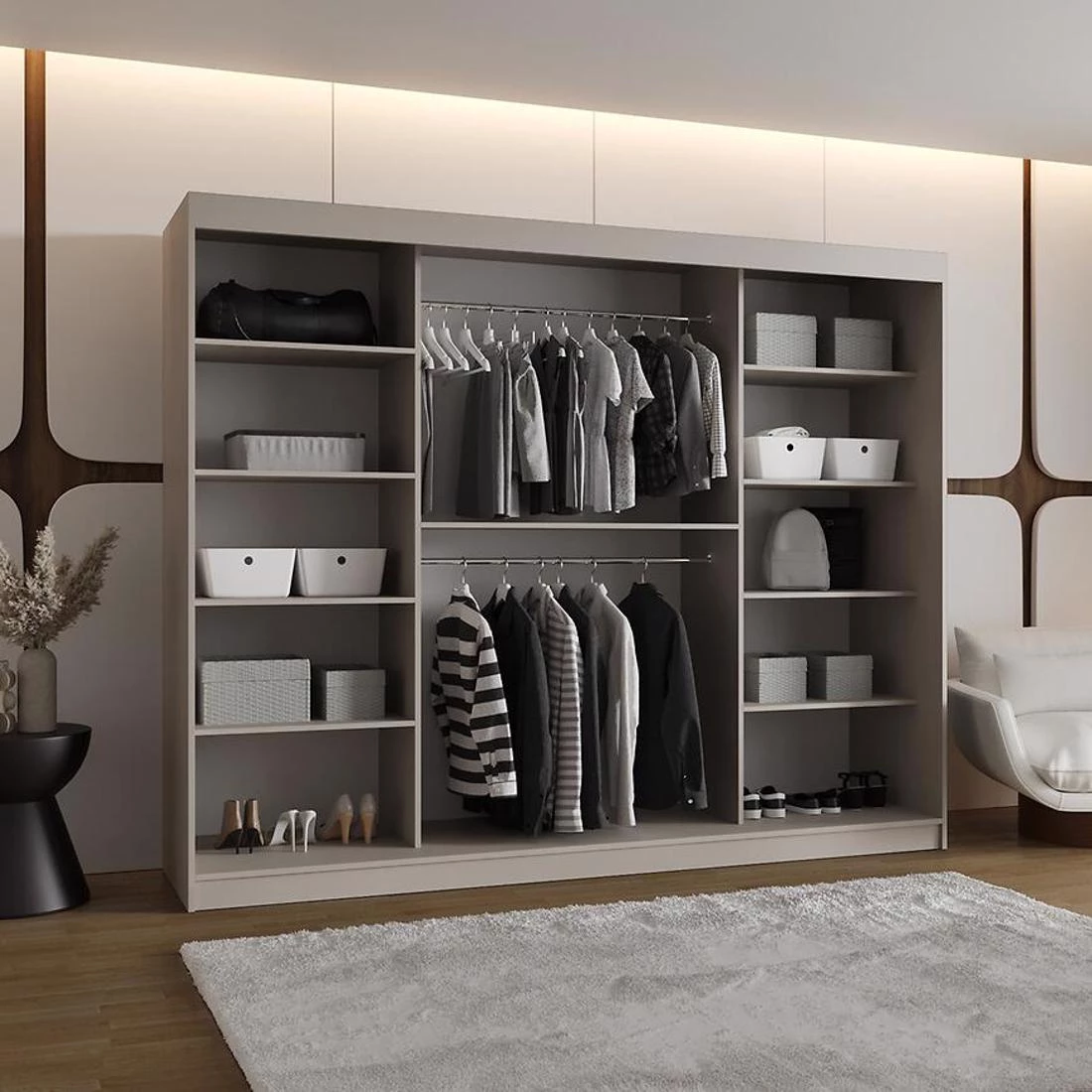 Royal garderober 250x62x200 cm kašmir