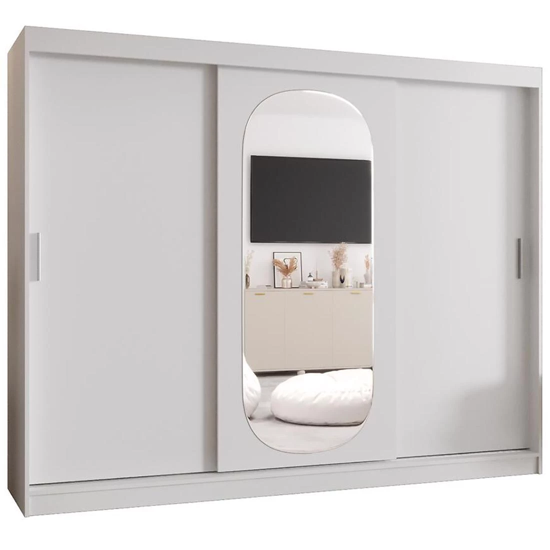 Royal garderober 250x62x200 cm bela