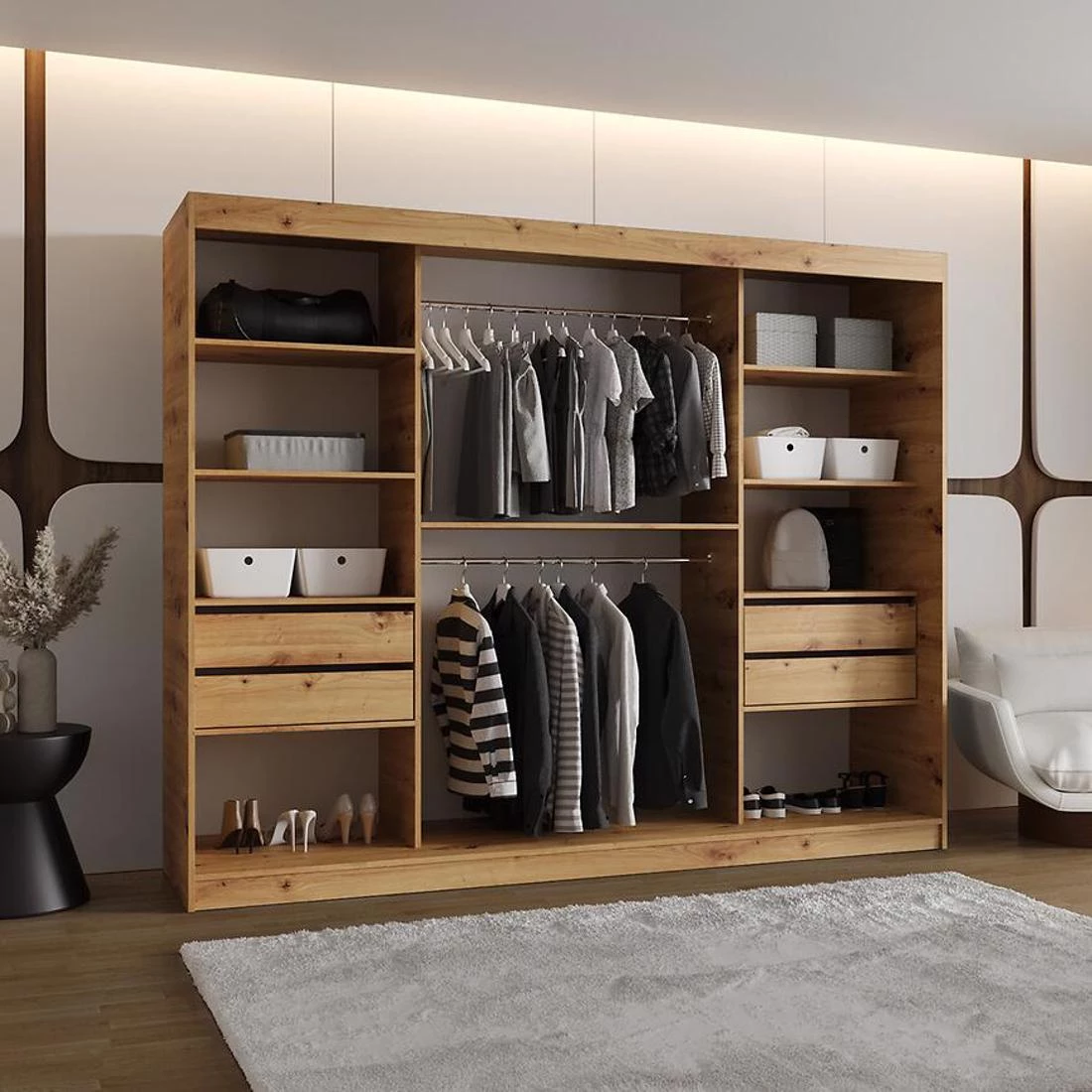 Royal garderober 250x62x202 cm artisan