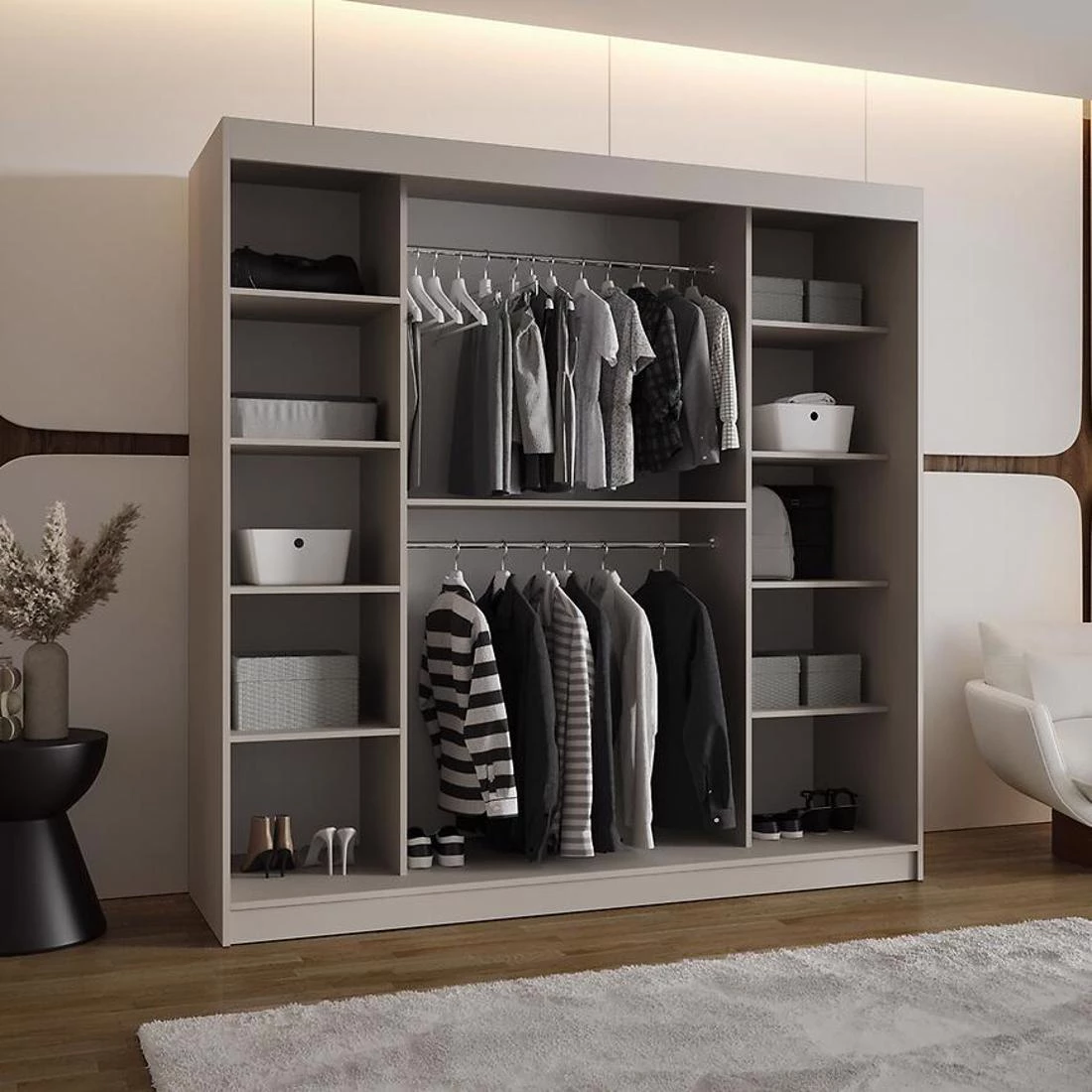 Royal garderober 200x62x200 cm kašmir