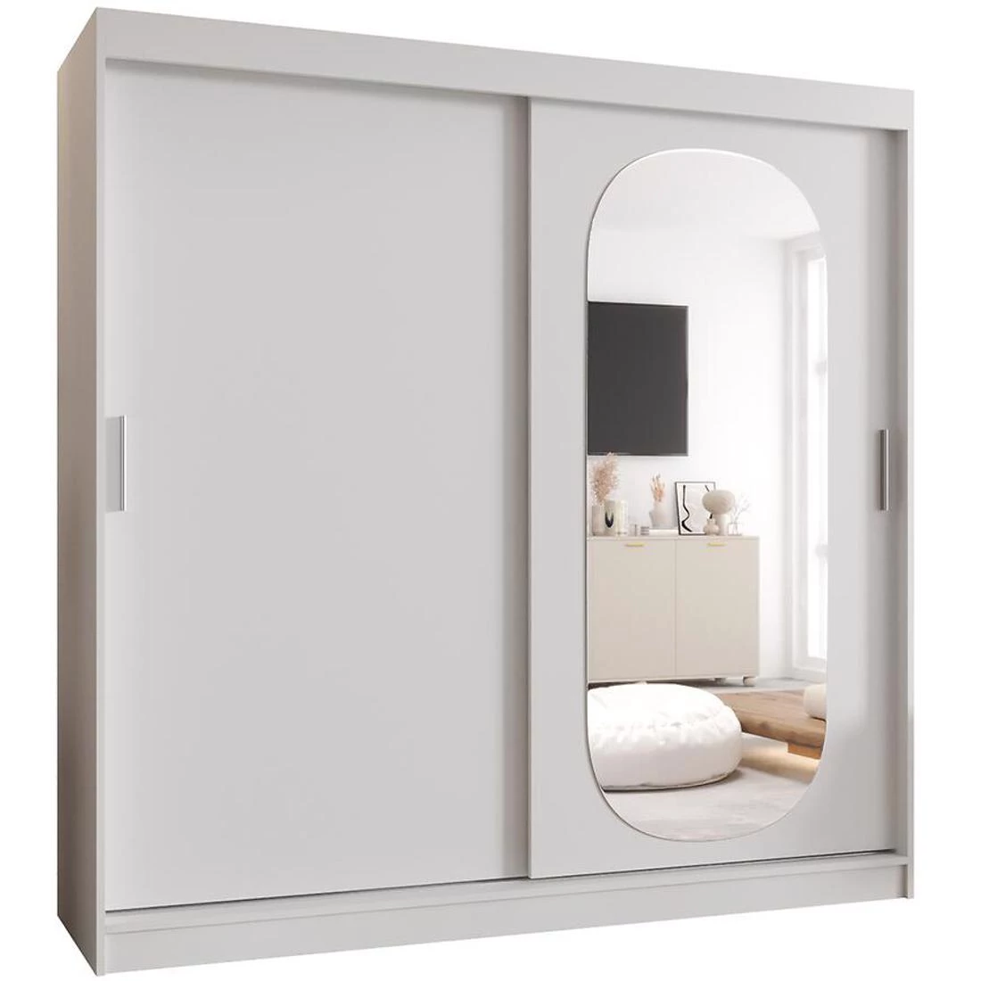 Royal garderober 200x62x200 cm bela