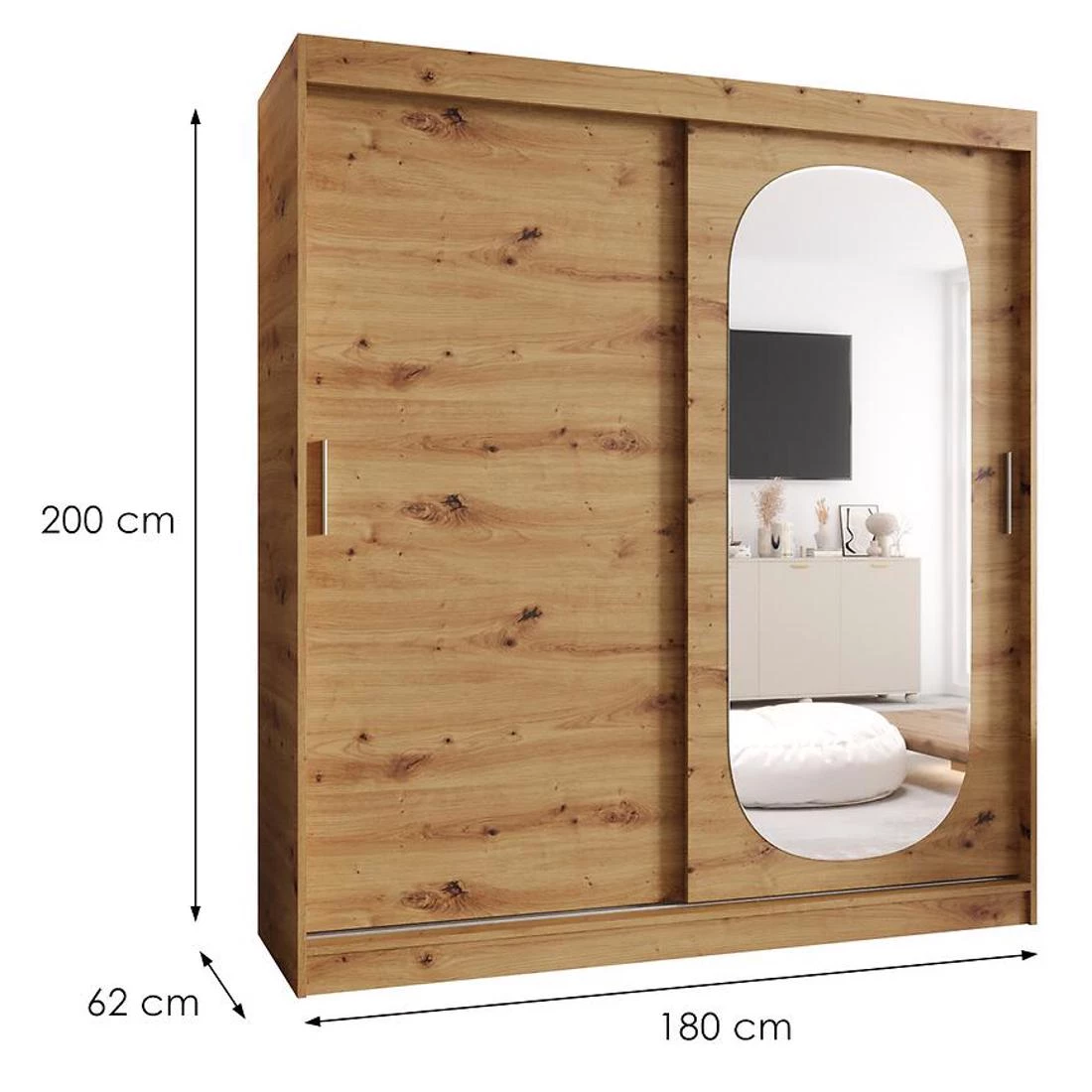 Royal garderober 180x62x200 cm artisan