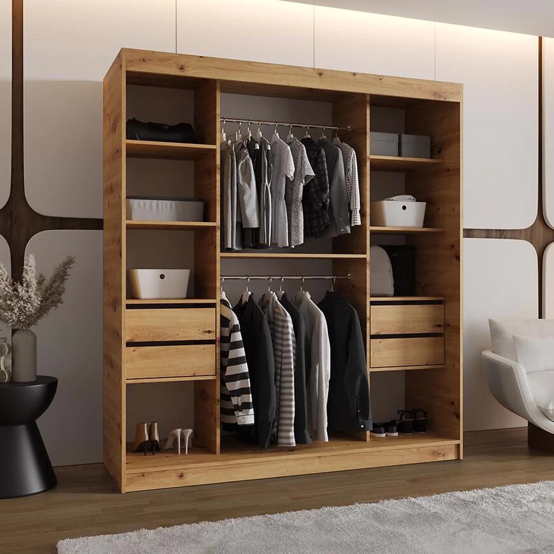 Royal garderober 180x62x200 cm artisan