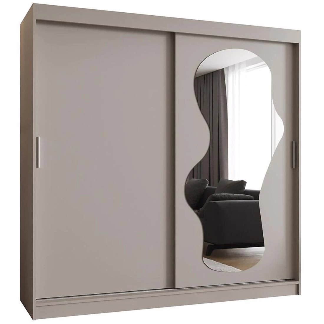 Ultra garderober 200x62x200 cm kašmir