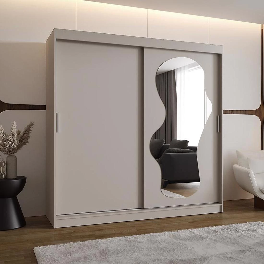 Ultra garderober 200x62x200 cm kašmir