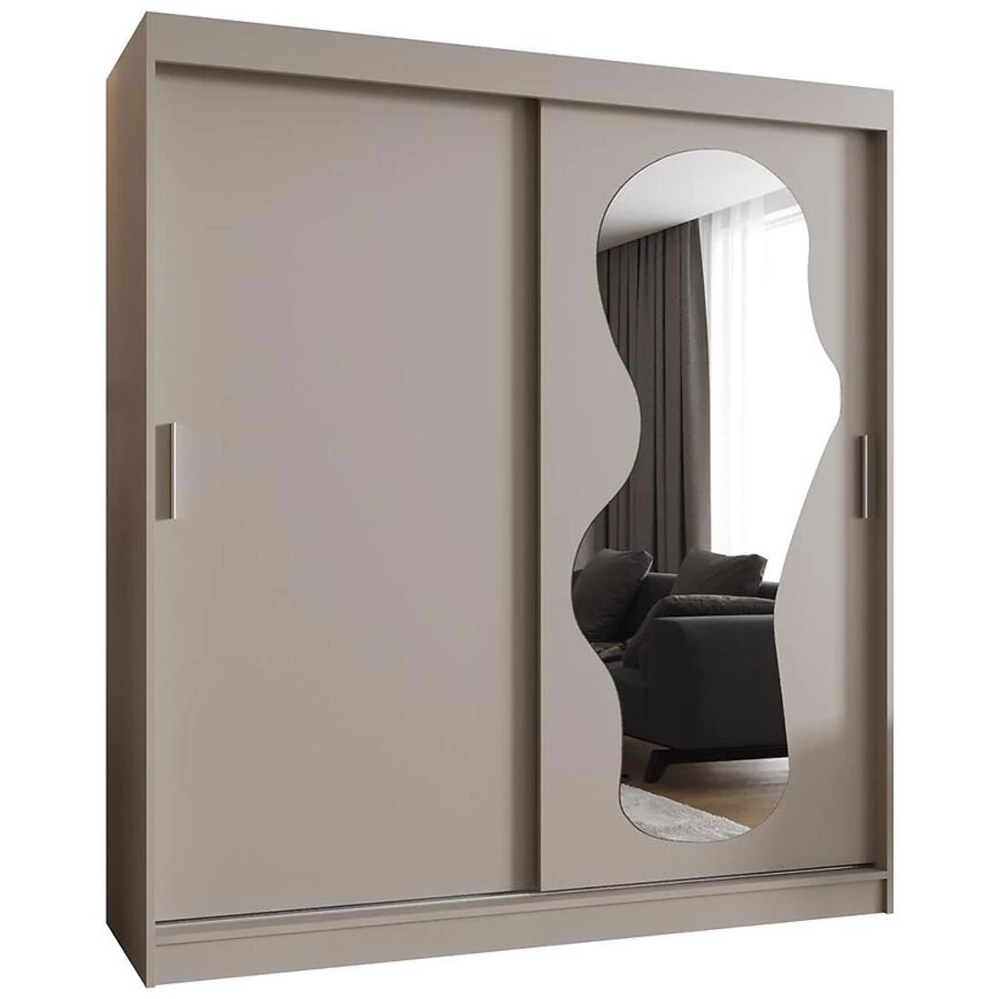 Ultra garderober 180x62x202 cm kašmir