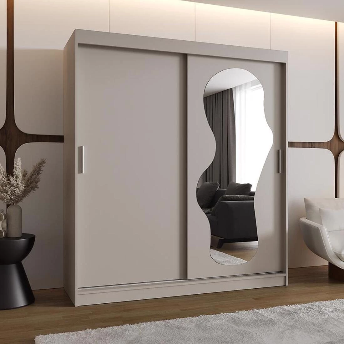 Ultra garderober 180x62x202 cm kašmir