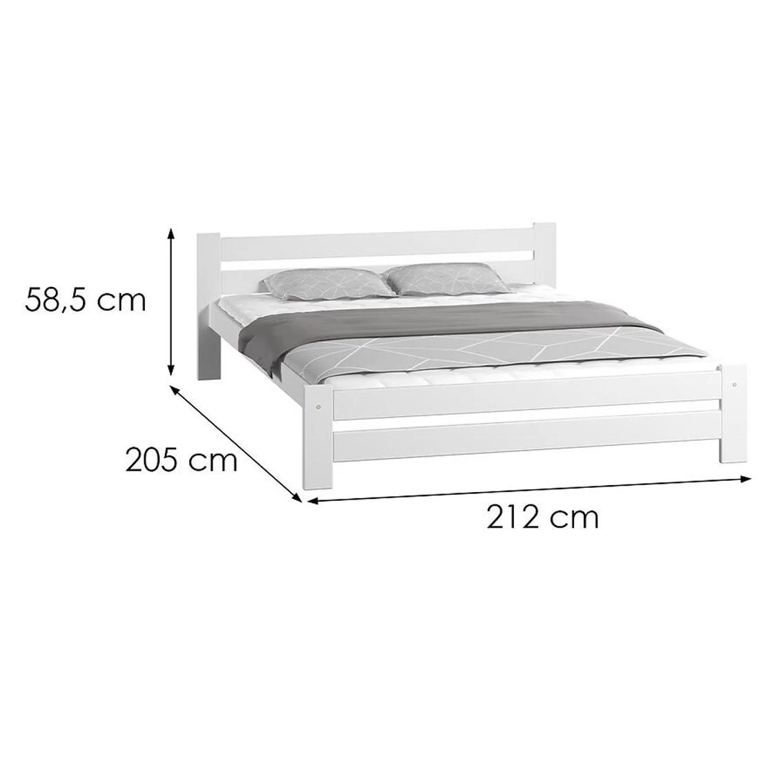Krevet Agata 200, beli