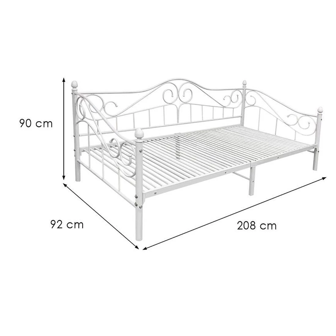 Krevet Brendon 90x200 13383 beli