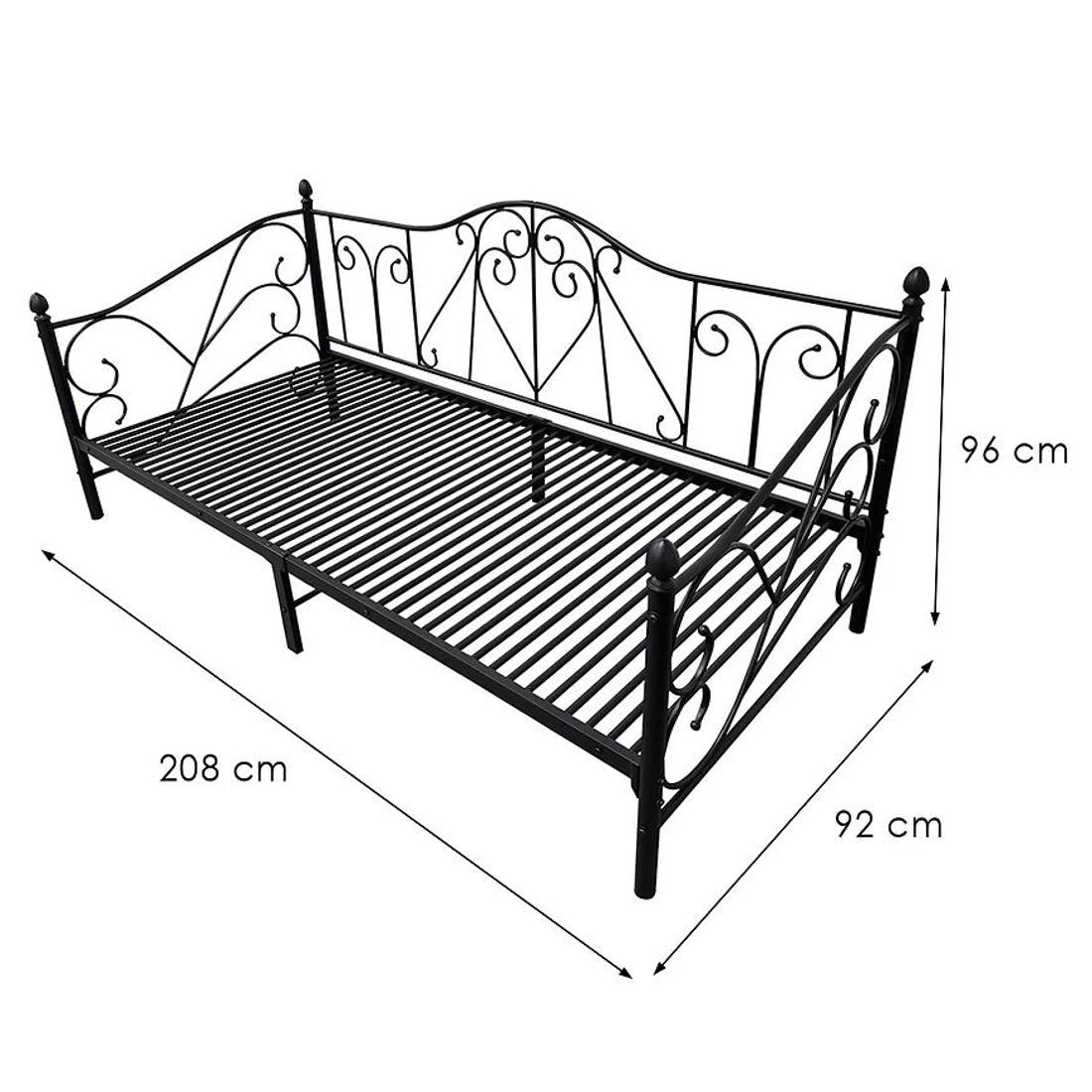 Krevet David 90x200 13382 crni