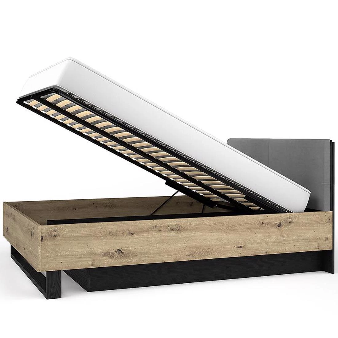 Upsala krevet 160x200 81b konte?ner + lift grafit/zanatli?a