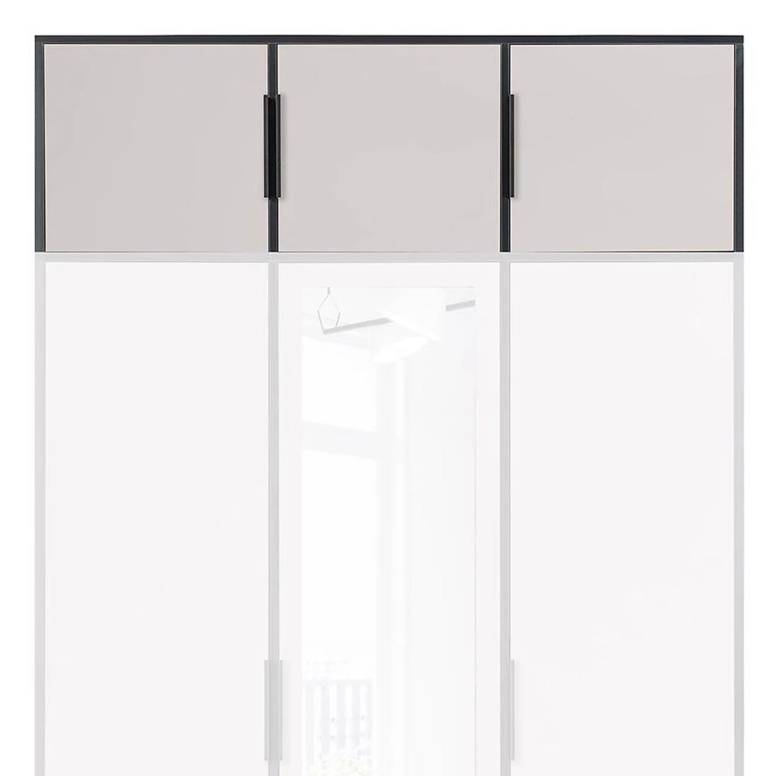 Duarte nadogradnja 149x57,5x45 cm kašmir/crna