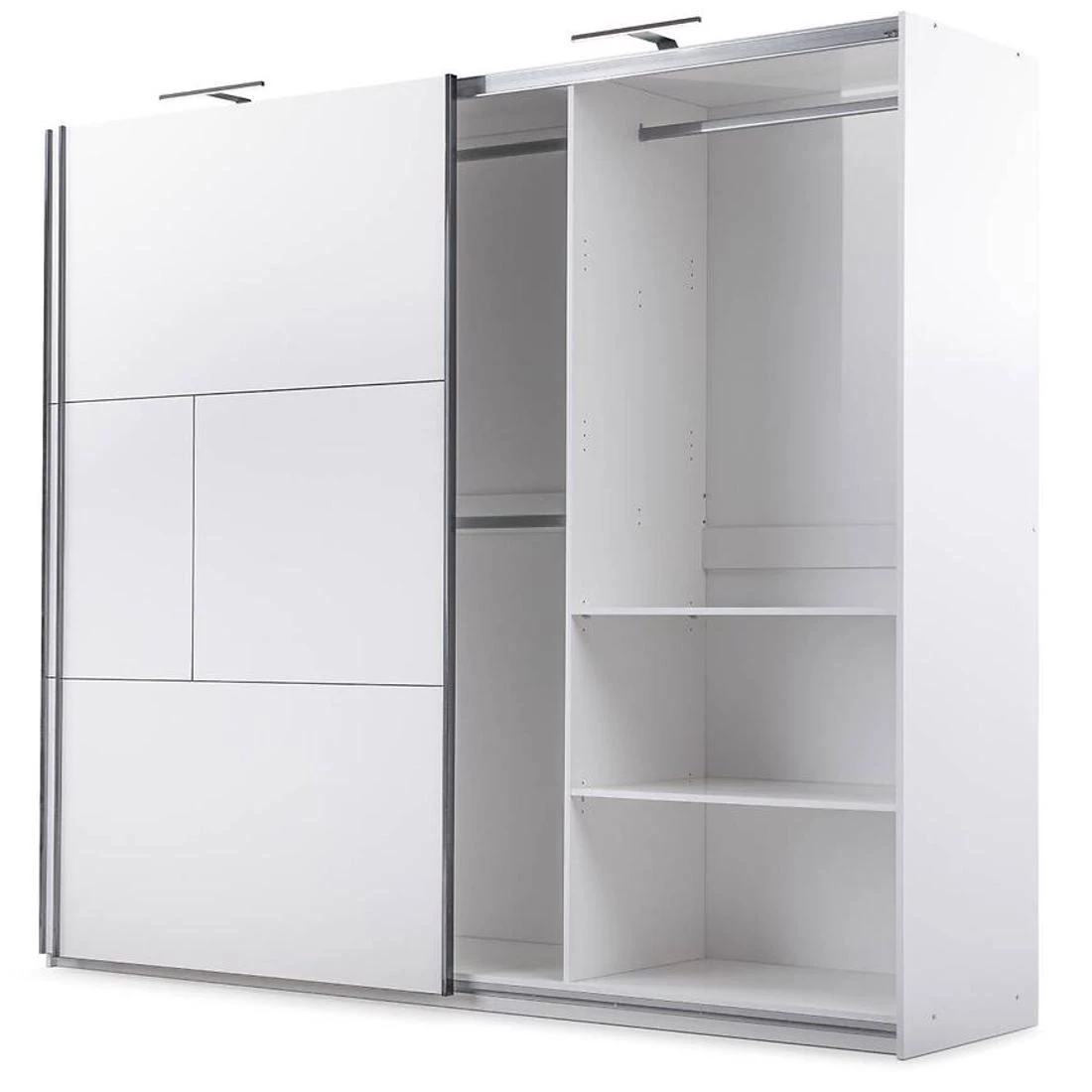 Nimes ormar 250x65x215 cm bela