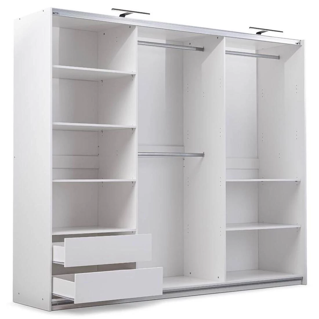 Nimes ormar 250x65x215 cm bela