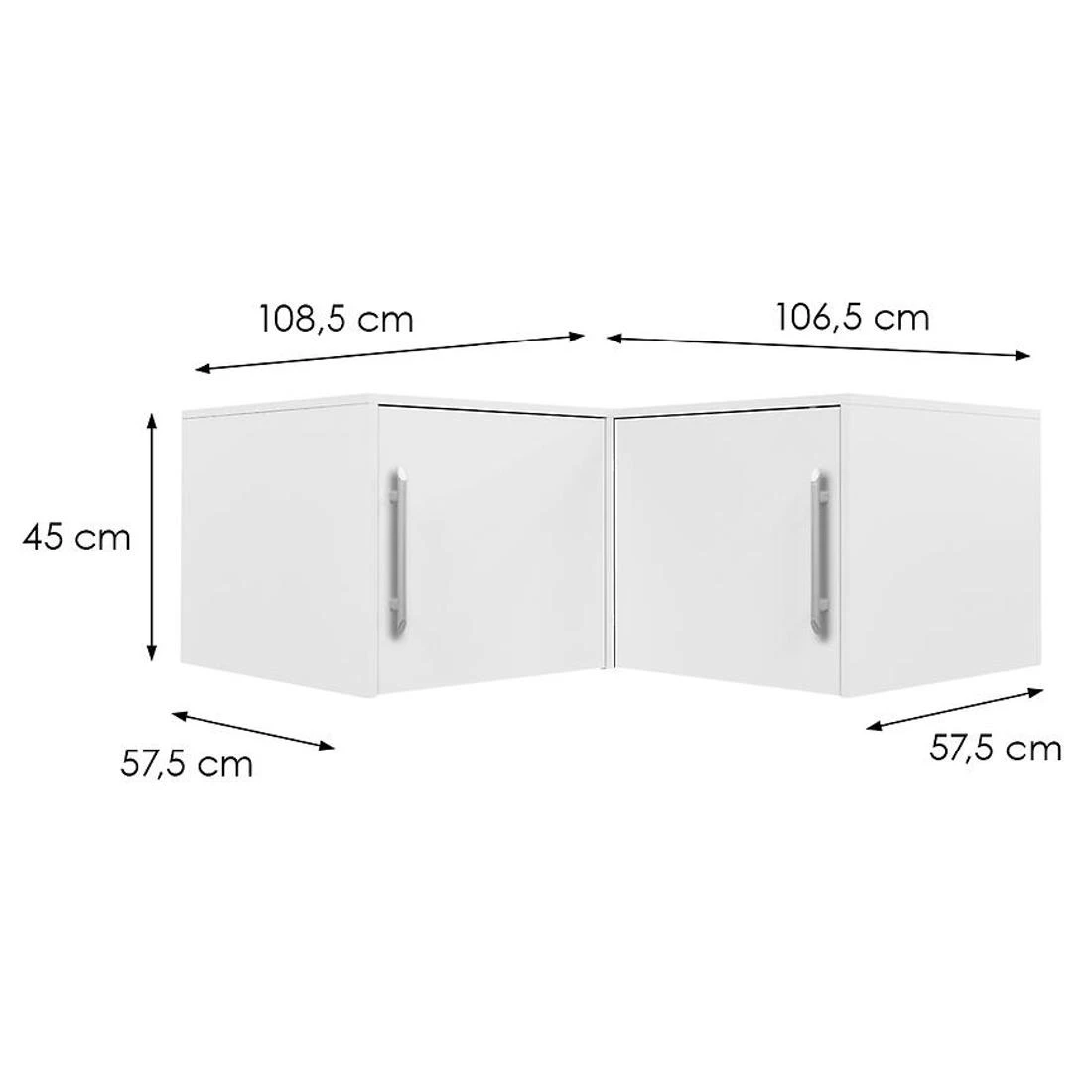 Bali nadogradnja 108,5x57,5x45 cm bela