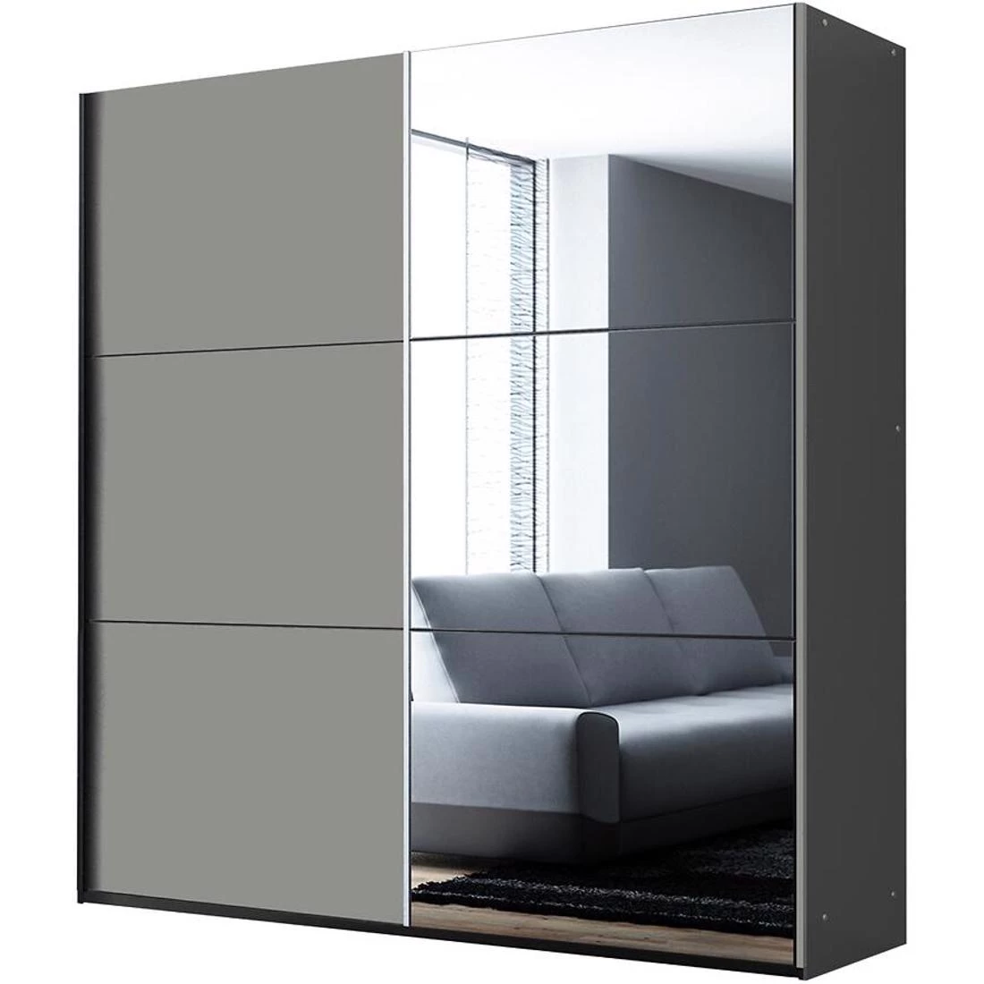 Vigo ormar 122x65x215 cm siva