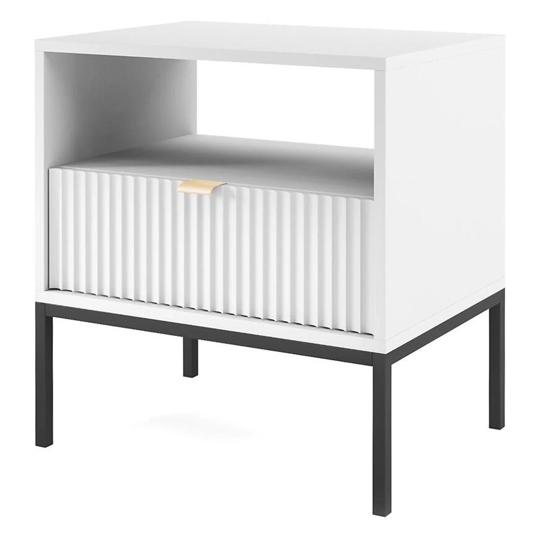 Nova nocni ormaric 54x39x56 cm bela