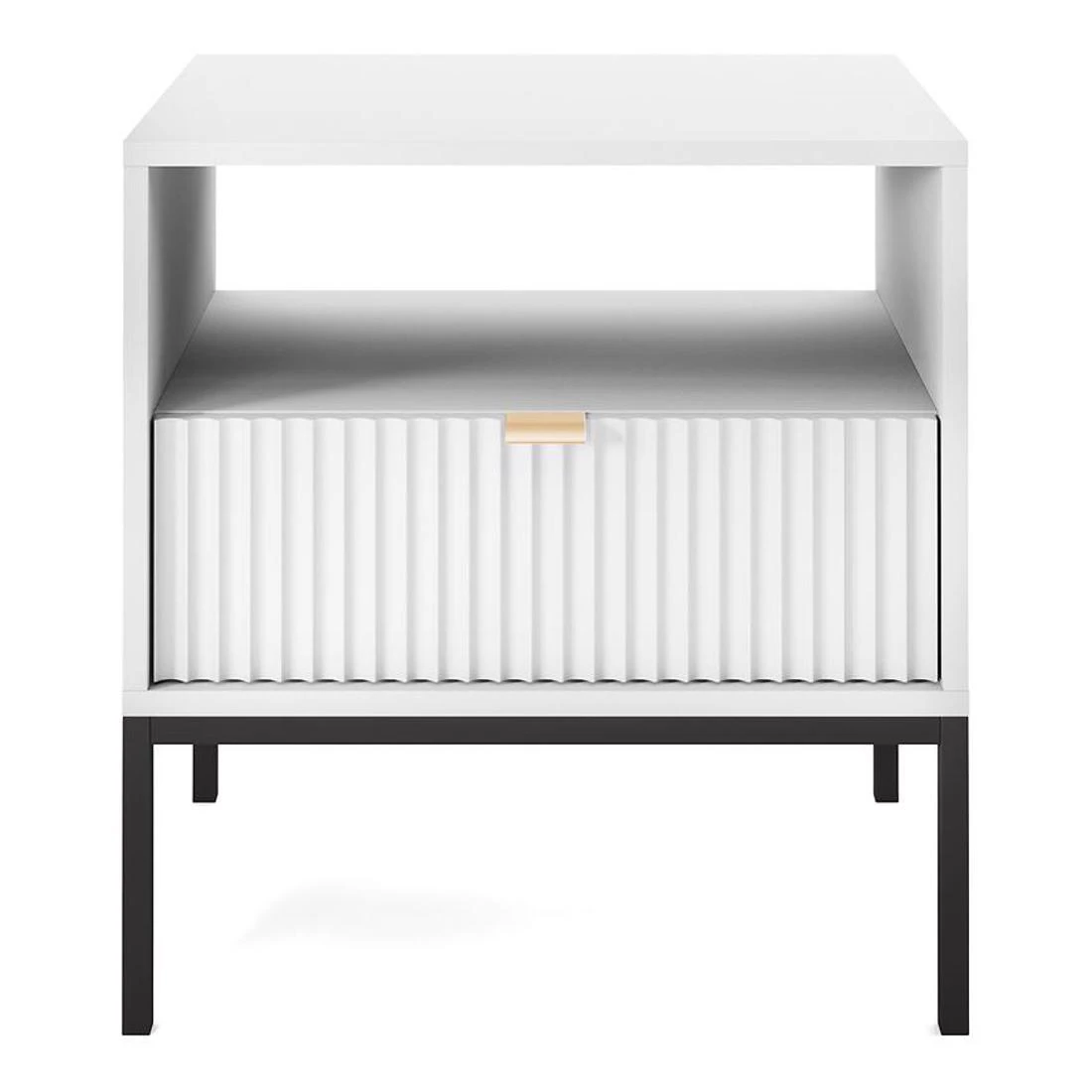 Nova nocni ormaric 54x39x56 cm bela