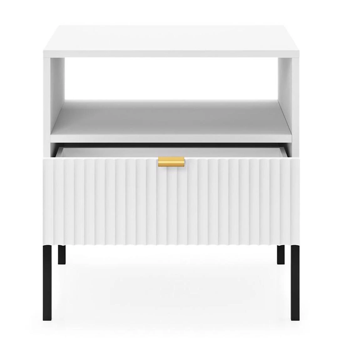 Nova nocni ormaric 54x39x56 cm bela