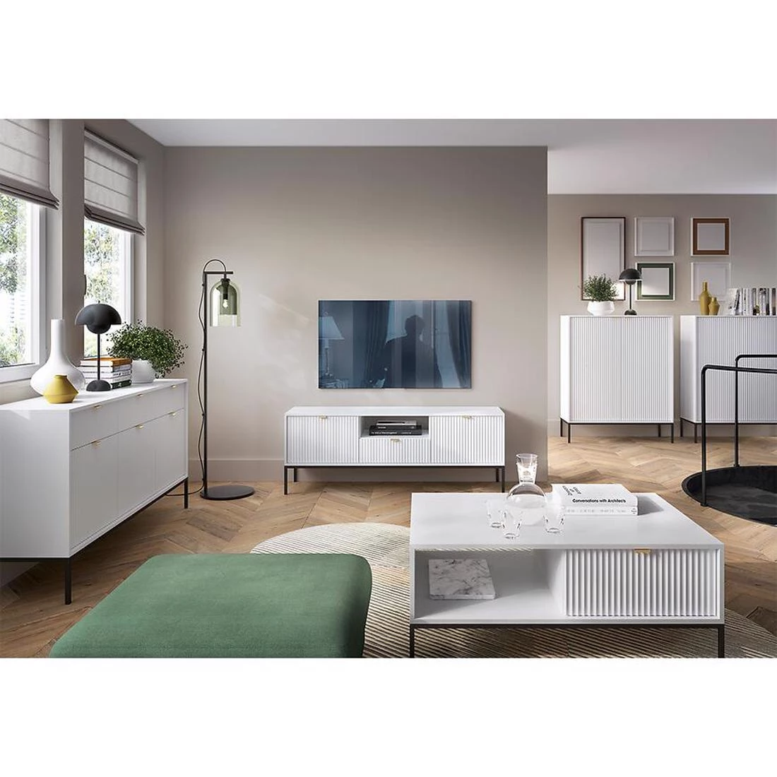 Nova nocni ormaric 54x39x56 cm bela