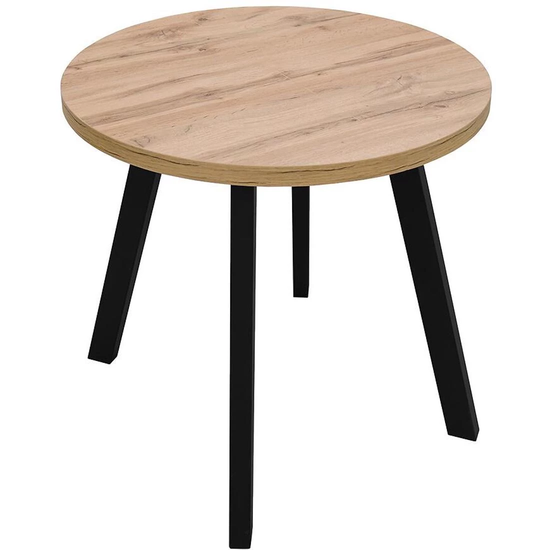 Stol 90(190)x90x76 cm wotan/crna