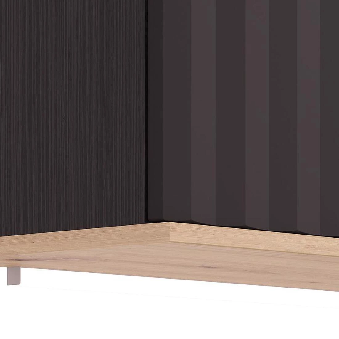 Monaco regal 218x40x200 cm artisan/crna