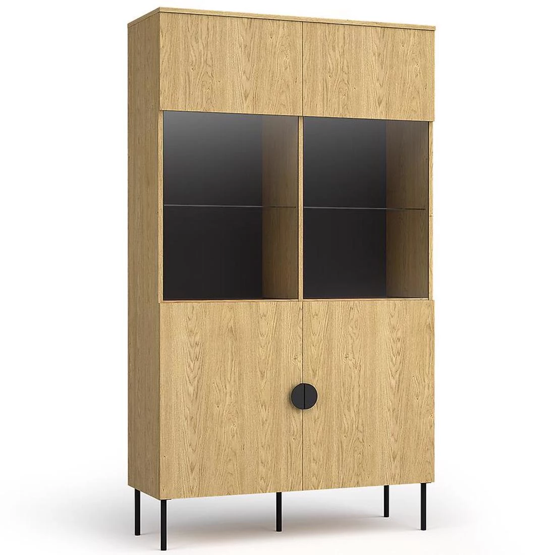 Mond vitrina 106,6X40X187,6 cm hrast