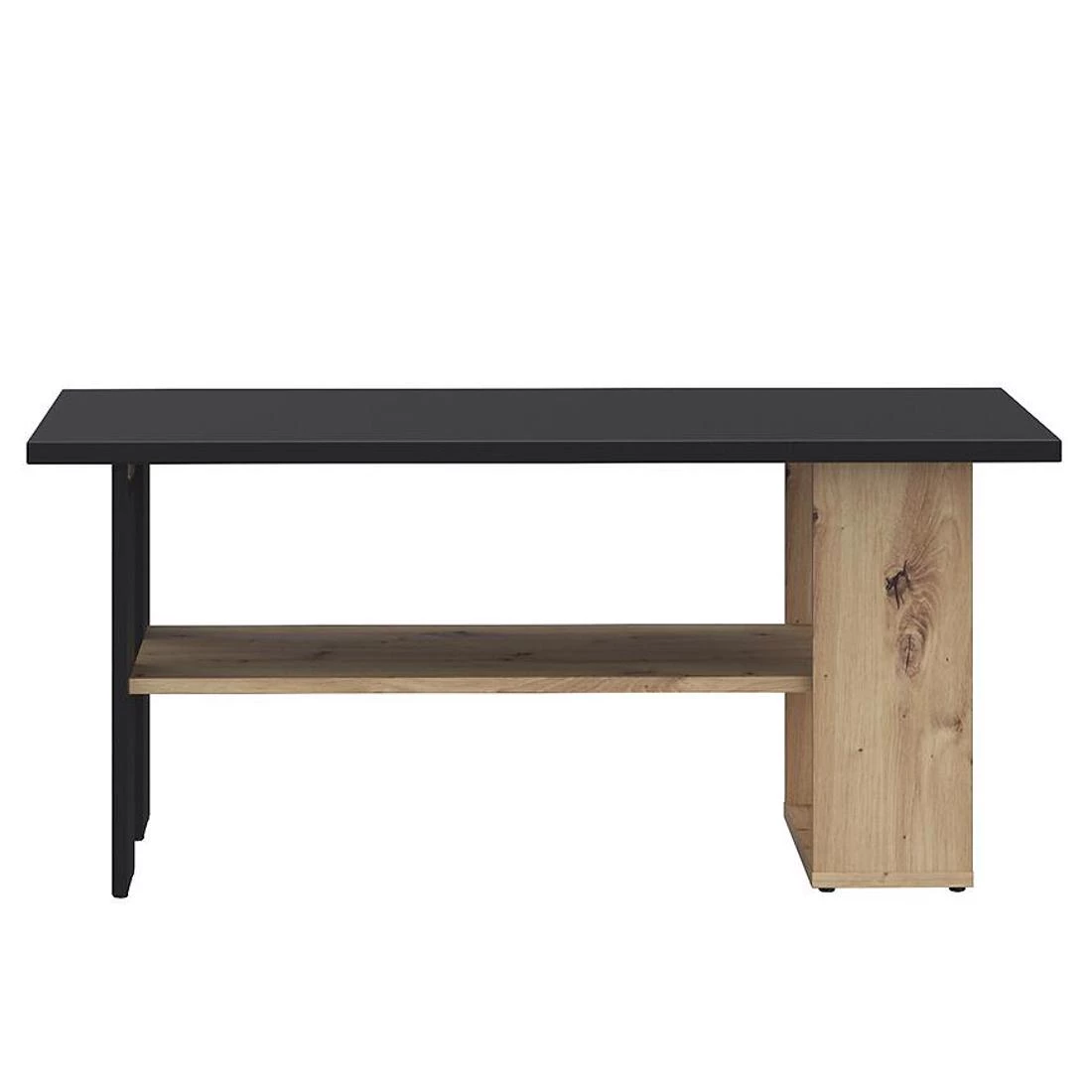 Caldicot stocic 60x110x45 crni/hrast