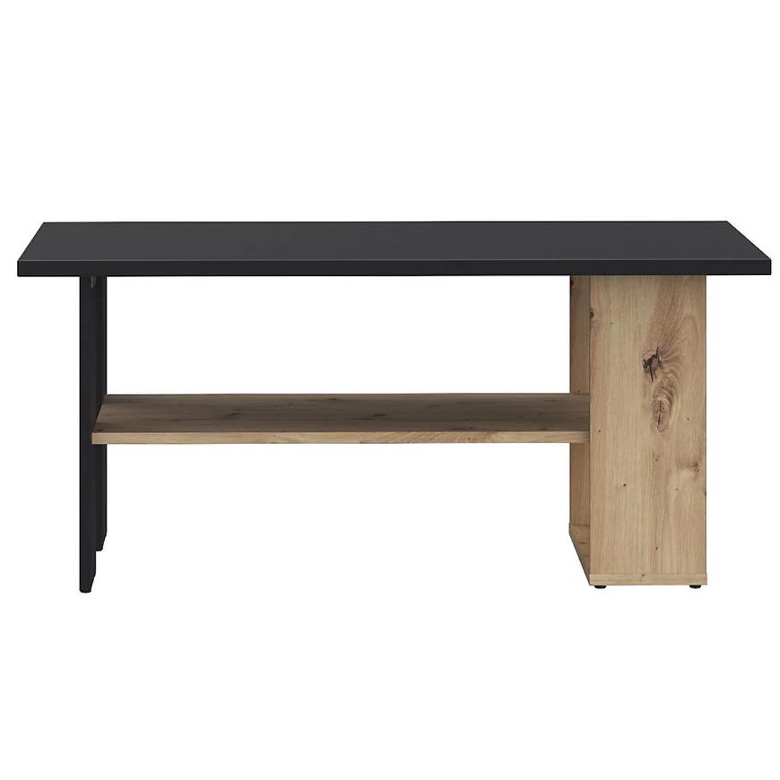 Caldicot stocic 60x110x45 crni/hrast
