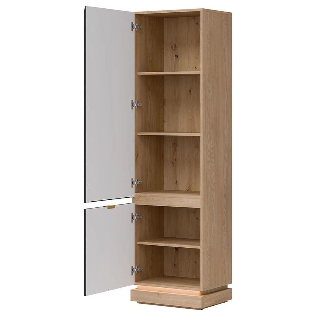 Milton ormaric 54,5x40,5x193,5 hrast/antracit