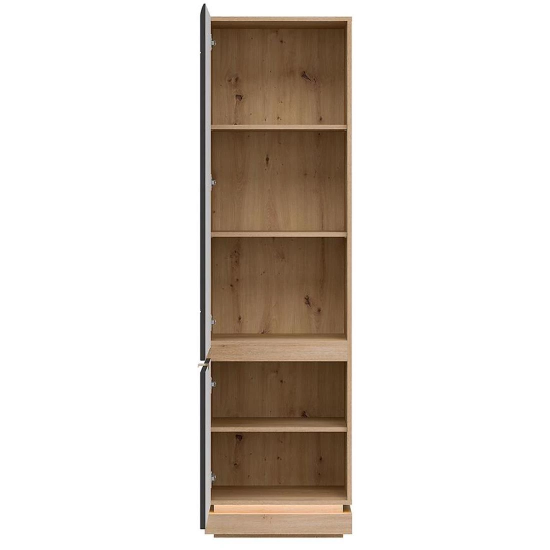 Milton ormaric 54,5x40,5x193,5 hrast/antracit