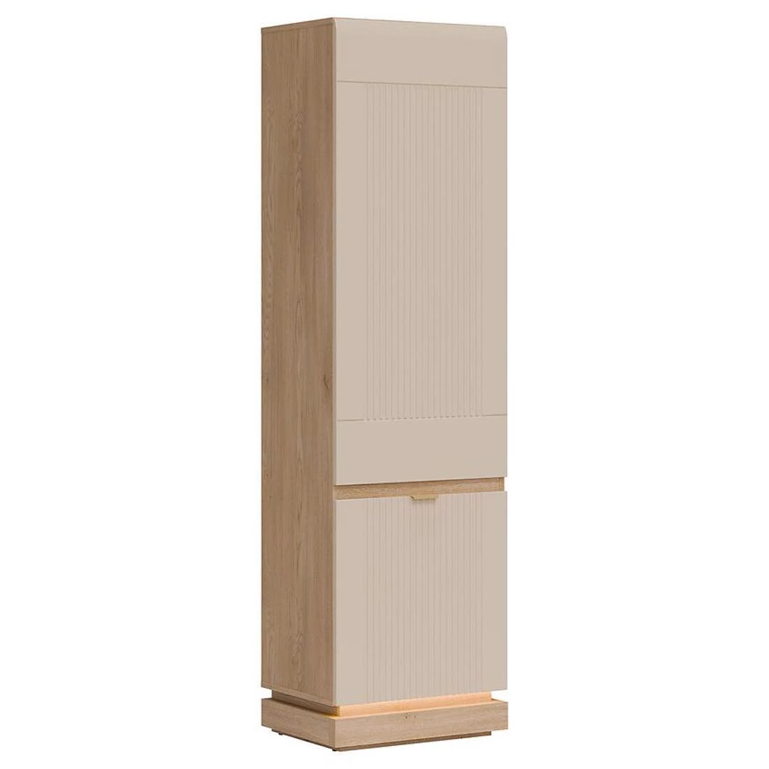 Milton ormaric 54,5x40,5x193,5 hrast/bež