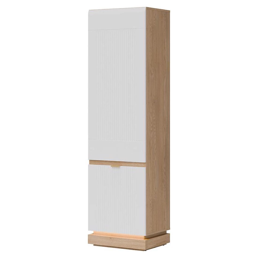 Milton ormaric 54,5x40,5x193,5 hrast/bijela