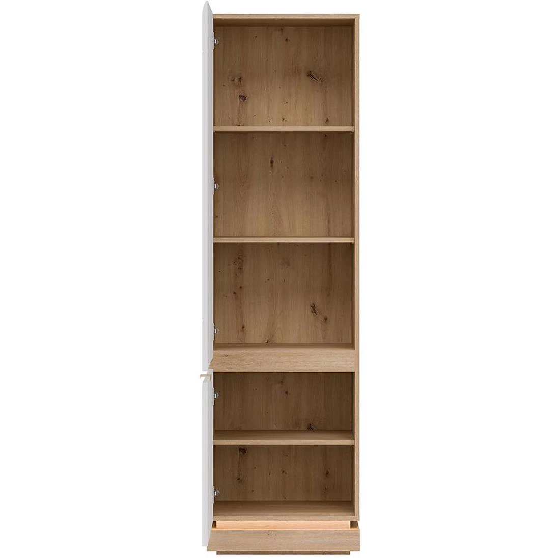 Milton ormaric 54,5x40,5x193,5 hrast/bijela