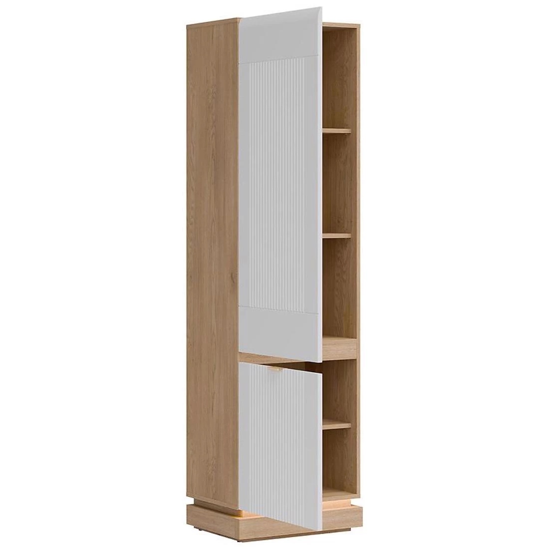 Milton ormaric 54,5x40,5x193,5 hrast/bijela
